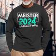 Master 2024 Masterletter Master Exam Langarmshirts Geschenke für alte Männer