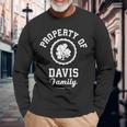 Matching Davis Family Last Name For Camping And Road Trips Long Sleeve T-Shirt Gifts for Old Men