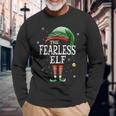 Matching Family The Fearless Elf Christmas Long Sleeve T-Shirt Gifts for Old Men