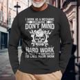 Mechanic Car Guy Car Repair Shop Workshop Long Sleeve T-Shirt Gifts for Old Men