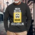 Mein Bus Meine Rules Bus Driver Langarmshirts Geschenke für alte Männer