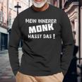 Mein Innerer Monk Hasse Das Saying Order Freak Langarmshirts Geschenke für alte Männer