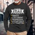 Meine Frau Ist Die Beste - Lustiges Ironie Langarmshirts für Ehemänner Geschenke für alte Männer