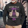 Men's Dieser Tolle Opa Gehört Ida Opi Black Langarmshirts Geschenke für alte Männer