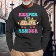 Mexican Gender Reveal Keeper Of The Gender Taco Long Sleeve T-Shirt Gifts for Old Men