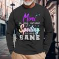 Mimi Is My Name Spoiling Is My Game Family Long Sleeve T-Shirt Gifts for Old Men