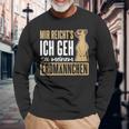 Mir Reich'ts Gehe Zu Meiner Meerkat Langarmshirts Geschenke für alte Männer