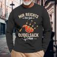 Mir Reichts Ich Geh Bagpipe Play Kilts Bagpipe Player Langarmshirts Geschenke für alte Männer