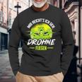 Mir Reicht's Ich Geh Drone Flying Retro Drone Pilot Langarmshirts Geschenke für alte Männer