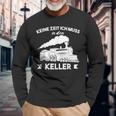 Modellbahn Ich Muss In Keller Langarmshirts Geschenke für alte Männer