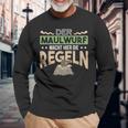 Mole Hills Insect Eater Gardener Mole Langarmshirts Geschenke für alte Männer