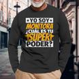 Monitora Regalos Divertidos Camiseta de manga larga Regalos para ancianos