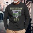 Monster Truck Birthday Boy Vintage Retro Sunset For Boys Long Sleeve T-Shirt Gifts for Old Men