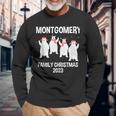 Montgomery Family Name Montgomery Family Christmas Long Sleeve T-Shirt Gifts for Old Men