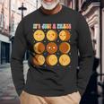Moon Phase Science Lover Astronomy Lover It's Just A Phase Long Sleeve T-Shirt Gifts for Old Men