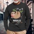 Morales Family Name Morales Family Christmas Long Sleeve T-Shirt Gifts for Old Men