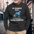 Motorrad Motorradfahrer Ich Schnarche Nicht Slogan Langarmshirts Geschenke für alte Männer