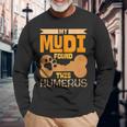 My Mudi Found This Humerus Classic Bone Lover Dog Breed Long Sleeve T-Shirt Gifts for Old Men