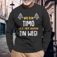 Name Timo Wo Ein Timo Ist Vorname Langarmshirts Geschenke für alte Männer