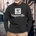 Naperville Illinois Long Sleeve T-Shirt Gifts for Old Men