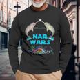 Narwhal Nar Wars Under The Sea Long Sleeve T-Shirt Gifts for Old Men