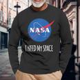 Nasa I Need My Space Long Sleeve T-Shirt Gifts for Old Men