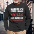 Naturally Comme Ich In Die Ölle Aber Durch Den Black S Langarmshirts Geschenke für alte Männer