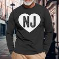 New Jersey Hometown State Pride Northeast Love Long Sleeve T-Shirt Gifts for Old Men