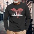 New York City Since 1624 Skyline State Map Ny Nyc Long Sleeve T-Shirt Gifts for Old Men