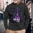New York Fashion New York City Skyline Long Sleeve T-Shirt Gifts for Old Men