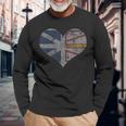 Newfoundland Labrador Canada Vintage Distressed Graphic Long Sleeve T-Shirt Gifts for Old Men
