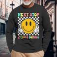 Next Stop Middle School Elementary School Graduation 2024 Long Sleeve T-Shirt Gifts for Old Men