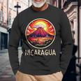 Nicaragua Souvenir Republica De Nicaragua Langarmshirts Geschenke für alte Männer