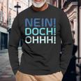 No Doch Ohhh Langarmshirts Geschenke für alte Männer