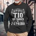 No Soy Solo El Tío Soy También El Padrino Camiseta de manga larga Regalos para ancianos