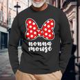 Nonna Mouse Family Vacation Bow Long Sleeve T-Shirt Gifts for Old Men