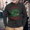 North Pole Dance With Santa Hat Long Sleeve T-Shirt Gifts for Old Men