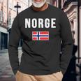 Norwegian Flag Norwegian Flag Langarmshirts Geschenke für alte Männer