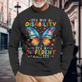 Not A Disability It's A Different Ability Autism Awareness Long Sleeve T-Shirt Gifts for Old Men