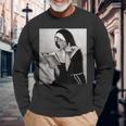 Nun Middle Finger Attitude Novelty Nun Unholy Langarmshirts Geschenke für alte Männer