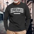 Nyc Borough Hell's Kitchen Manhattan New York Long Sleeve T-Shirt Gifts for Old Men