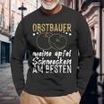 Obstbauer Meine Apfel Schmecken Am Beste Langarmshirts Geschenke für alte Männer