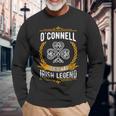 O'connell Irish Name Vintage Ireland Family Surname Long Sleeve T-Shirt Gifts for Old Men