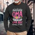 Oma Sprüche Zweifache Oma Doppelt So Cool Langarmshirts Geschenke für alte Männer