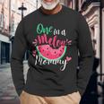 One In A Melon Mommy Birthday Party Matching Family Group Long Sleeve T-Shirt Gifts for Old Men