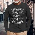 Original Irish Legend Lynch Irish Family Name Long Sleeve T-Shirt Gifts for Old Men