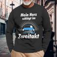 Ostdeutschland Ossi Two Stroke Trabbi Idea Langarmshirts Geschenke für alte Männer