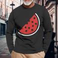Palestinian Territory Watermelon Long Sleeve T-Shirt Gifts for Old Men