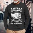 Papa & Drei Kinder Freundschaft Papa 3 Children's Langarmshirts Geschenke für alte Männer