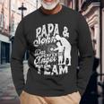 Papa & Sohn Das Perfekte Angel Team Fishing Fishing Langarmshirts Geschenke für alte Männer